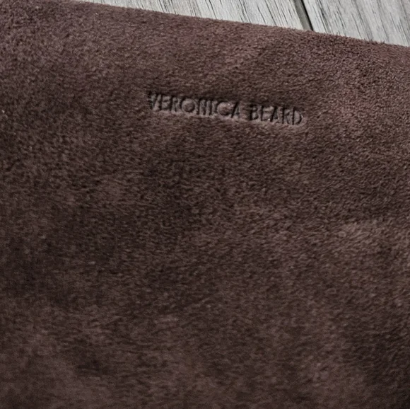 Veronica Beard Large Suede Fringe Slouch Shoulder Bag - Picture 5 of 16